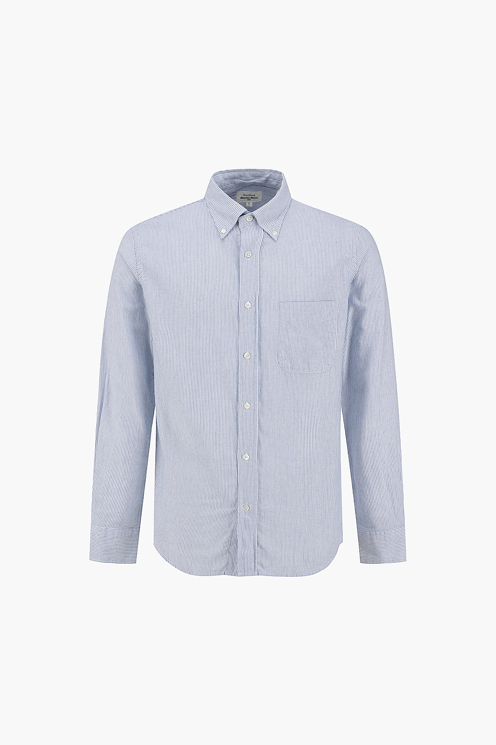 PITT 코튼 스트라이프 포켓 셔츠 BE1201003